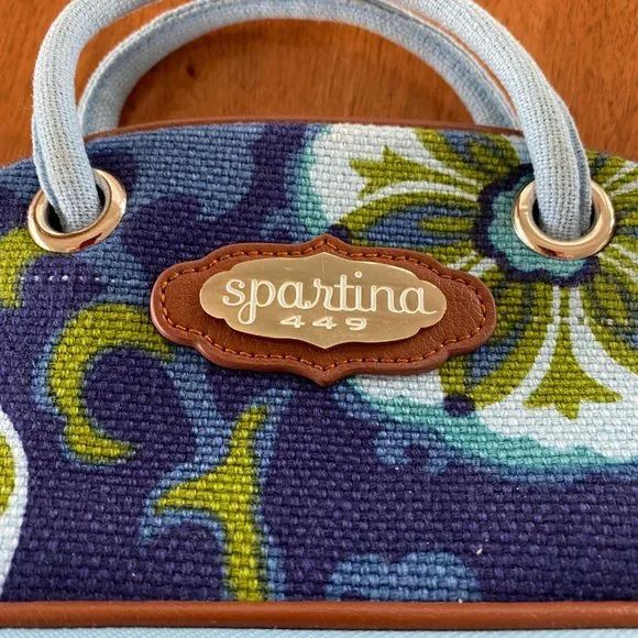 Spartina 449 Make Up Case with Mirror - Picture 3 of 5